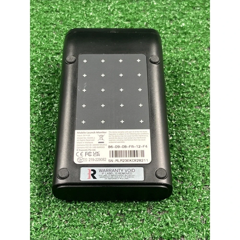 Rapsodo Mobile Golf Launch Monitor With Case Black and Red New